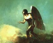 奥蒂诺 雷东 : The Winged Man (The Fallen Angel)